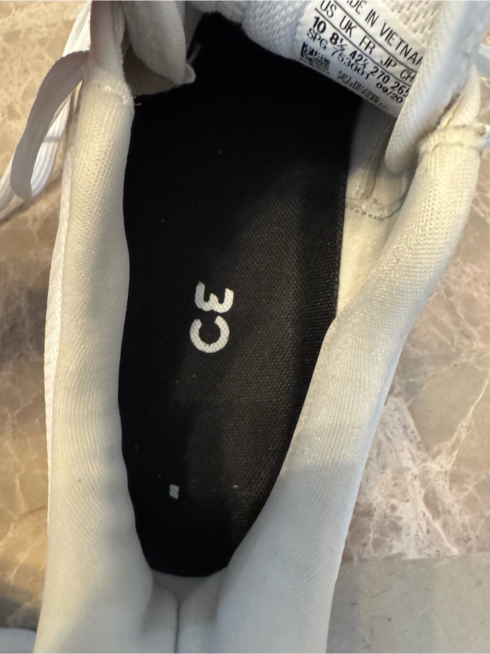 Adidas CrazyFlight Bounce 3 White Gum Volleyball Shoes BD7906 Womens Size 10 - Picture 6 of 7